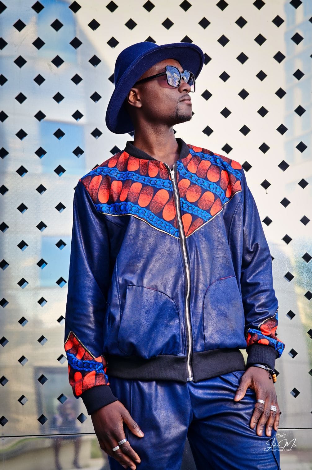 Pantalon et bombers taniabel .bleu