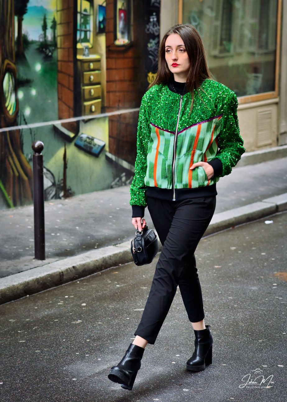 bombers afro urban chic parisienne