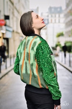 bombers sequin baoulé taniabel chic