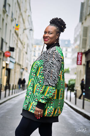 bombers taniabel zébre haute couture