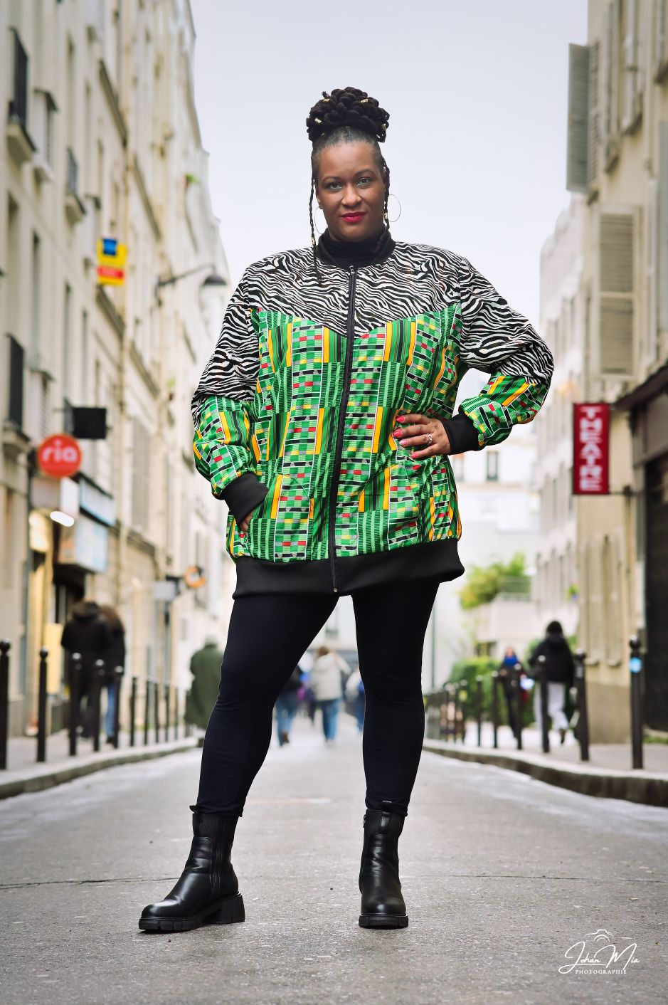 bombers long zébré taniabel vert