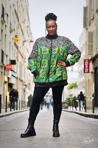 bombers long zébré taniabel vert