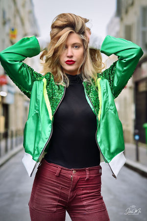 urban chic bombers satin