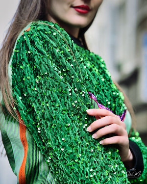 bombers taniabel manche haute couture
