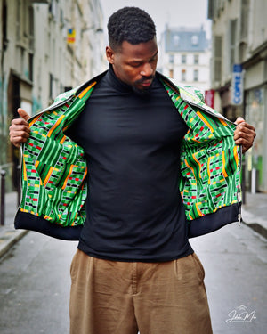 bombers haute couture kente wax haut de gamme
