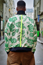 bombers taniabel haute couture brocart vert